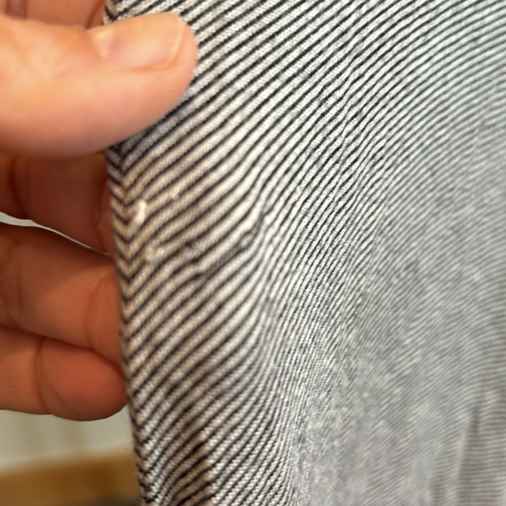 Elan Striped Cotton Dress - size L​ - Picture 3 of 6